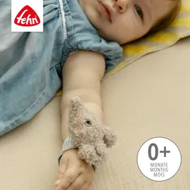 Fehn Rasselarmband Elefant Grau