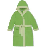 Normani Kinder Bademantel aus Bio-Baumwolle Elounda in Grün | Gr.: 98/104