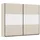 Rauch Schwebetürenschrank NEO 261 x 210 x 59 cm Beige