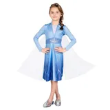 Disguise Kostüm Elsa Kostüm für Mädchen Blau-Lila blau 98/104 (3-4 Jahre)