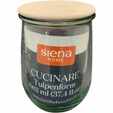 Siena Garden Tulpenglas \"Cucinare\" HD 1,0 l Weck-Glas, Buchenholz"