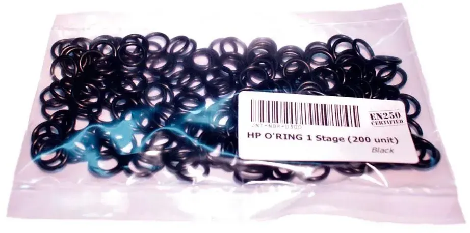 Metalsub Hp 1st Stage 200 Pcs O-ring - Black - One Size