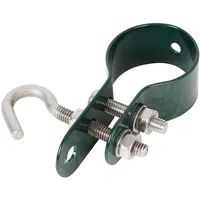 GAH Alberts Alberts Schelle für | verzinkt, grün kunststoffbeschichtet | Schellen-Ø 34 mm