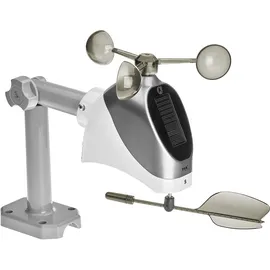 TFA Dostmann Kombisender VIEW, 30.3803.02, Funk-Übertragung der Windstärke, Temperatur und Luftfeuchtigkeit, für TFA WLAN Stationen, weiß