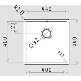 PYRAMIS ASTRIS (40X40) 1B Flächenbündig