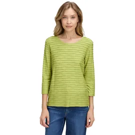 Betty Barclay Basic, Shirt mit Wellenstruktur in fresh moss, | Gr.: 42