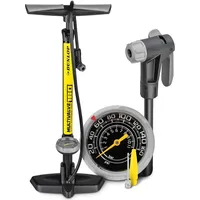Dunlop Fahrradpumpe Luftpumpe Fahrrad alle Ventile -Premium Standpumpe Fahrrad