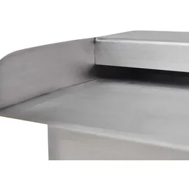 vidaXL Wasserfall Edelstahl 30 cm