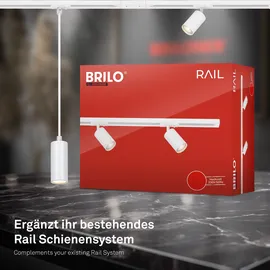 Briloner Rail Eckverbinder Zubehör 8,6 cm Weiß