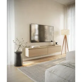 Selsey Bemmi TV-Lowboard 28,4x175x31,8 cm Beige Spanplatte
