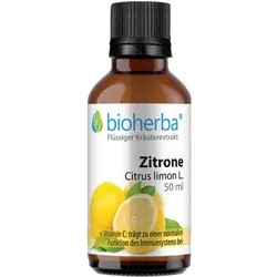 Zitrone  Citrus limon L.  Tropfen  Tinktur 50 ml