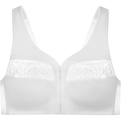 GLAMORISE MagicLift Vorderverschluss-BH für natürliche Form - Weiß Unterwäsche   Damen 