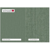 winwall Duschrückwand Duschrückwände ALU-Verbundplatte Dekor: Leinen Salbei, (1-tlg), Wandverkleidung aus Alu grün 19 cm x 27 cm