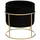 Atmosphera Créateur d'intérieur Sitzhocker rund Holz 1 Stk. Schwarz