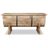 vidaXL Couchtisch Massivholz Mango 88x50x40 cm
