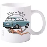 Fototasse weiß Keramik mit Motiv von Trabant Motivtasse Becher Kaffepott - Wunschtext auf Anfrage möglich - BuyPics4U - Tr71