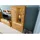 MASSIVMOEBEL24.DE Vitrine KENT 113 x 40 x 205 cm Beige