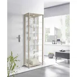 fif Möbel Vitrine Höhe 172 cm, eichefarben sägerau