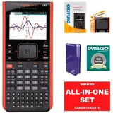 Texas Instruments TI-Nspire CX II-T - Set CAS Grafikrechner inklusive schwarzer CalcCase Schutztasche + Garantieverlängerung + Displayschutzfolie und Arbeitsbuch