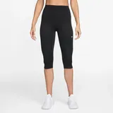 Nike One High-Waist Capri-Leggings Hosen Schwarz S