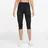 Nike One High-Waist Capri-Leggings Hosen Schwarz S