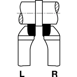 Wilke Drehmeissel HM DIN4980 links 25x25x140mm P25/30