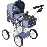 Bayer Chic 2000 CHIC2000 Kombi-Puppenwagen »Leni, Sternchen«, blau