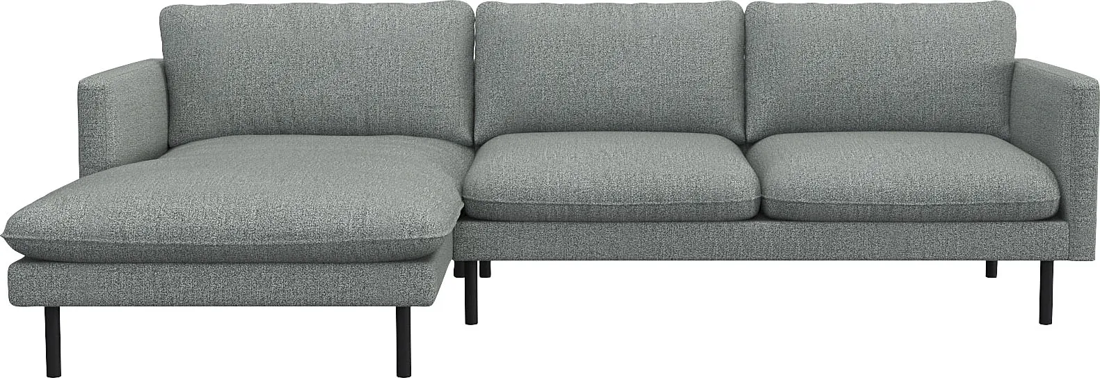 FLEXLUX Ecksofa »Bolzano«, Sitzaufbau mit Kaltschaum & Stahl-Wellen, loose Sitz -& Rückenkissen FLEXLUX Sky Blue