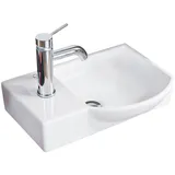 Fackelmann A-Vero Aufsatz-Handwaschbecken 45 x 32 cm (82391)