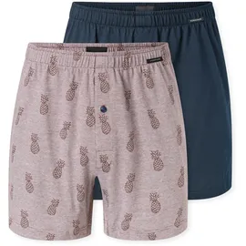 SCHIESSER Weiter Boxer SCHIESSER "Boxershorts Multipacks", Herren, Gr. 7, 926, sonstiges, Single Jersey, Obermaterial: 100% Baumwolle, weit, Unterhosen, ideal als Geschenk, mit Eingriff