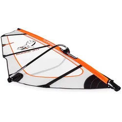 Unifiber Rookie Monofilm komplett Rigg 22 Segel Mast Gabel set, Segelgröße in m2: 2.4, Farbe: Fluo Orange