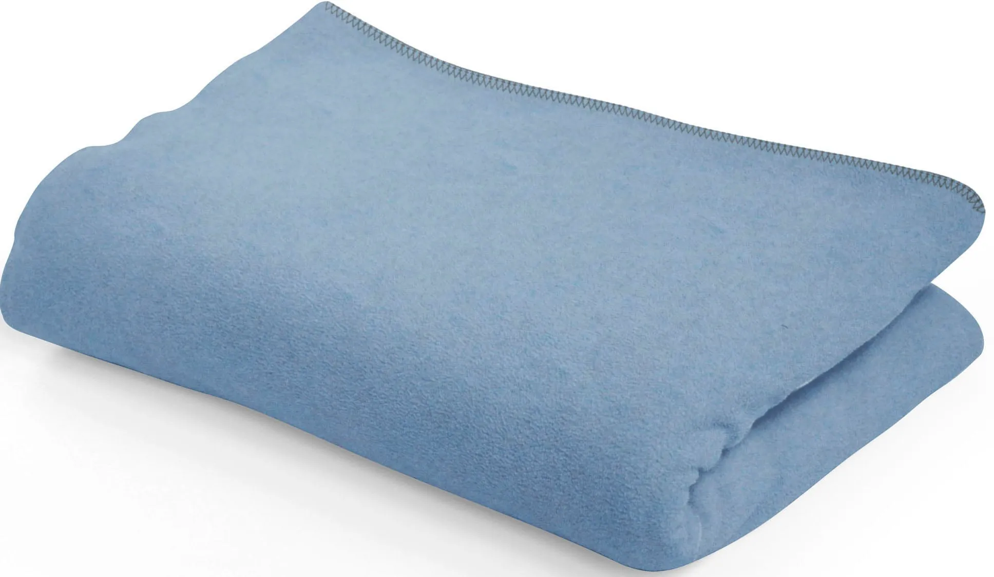 Wohndecke »Kuscheldecke«, mit Ziernaht in Melange-Optik, Kuscheldecke, 44993016-0 rauchblau