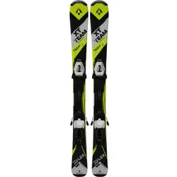 TECNOPRO Kinder Skier "XT Team ET" inkl. Bindung, BLACK/ YELLOW, 100