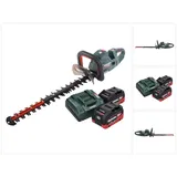 Metabo HS 18 LTX BL 55 Akku Heckenschere 18 V 50 cm Brushless + 2x Akku 8,0 Ah + Ladegerät