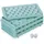Relaxdays Eiswürfelform rund, 3er Set, wiederverwendbar, 2,5 cm Kugeln, 33 einzelne Eiskugeln, Eisgießform, PP, türkis