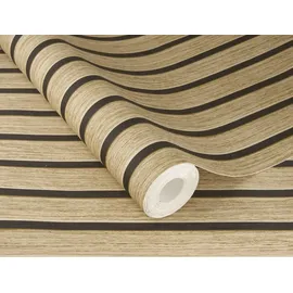 Rasch Textil Vliestapete Echo 6,00 m x 0,53 m 1 St Beige/Braun/Schwarz 370102