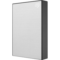 Seagate One Touch 5TB tragbare externe Festplatte, PC, Notebook & Mac, USB 3.0, Silber, inkl. 2 Jahre Rescue Service, Modellnr.: STKC5000401