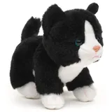 Uni-Toys Katzen-Baby 13 cm Schwarz/Weiß
