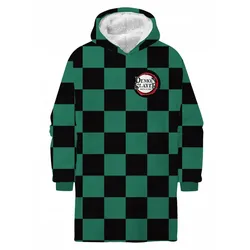 Hoodie Demon Slayer - Tanjiro Oversized (größe L)