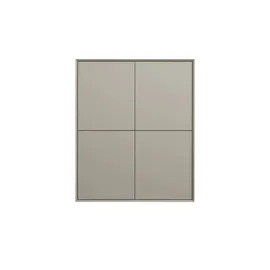 Möbel Kraft Highboard 100 x 120 x 43 cm Beige