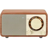 Sangean Design-Radio WR-7 (Genuine Mini) Cherry (FM, Bluetooth), Radio, Braun
