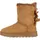 VAN HILL Damen Warm Gefütterte Winter Boots Stiefeletten Kunstfell Schuhe 839832, Farbe: Hellbraun, Größe: 37 - 37
