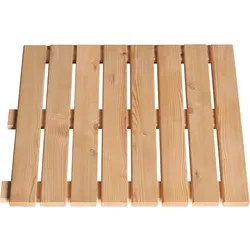 Holzfliesen BM MASSIVHOLZ, beige (natur), B:500mm L:500mm, Holz, Hartbodenbeläge, Lärche, 50x50 cm, 20m2