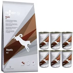 Trovet HLD Hepatic Diätfutter Hundefutter 12,5kg + Hepatic 6x400g (Rabatt für Stammkunden 3%)