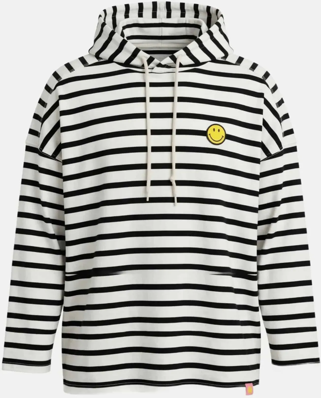Hoodie Smile Gestreift Mehrfarbig M
