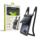 mobile origin Waterproof Floating Case with Small Pouch 6.8" black/white