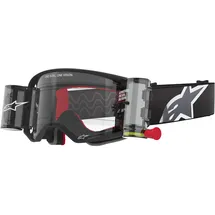 Alpinestars Crossbrille inkl. Roll-Off System Supertech Corp Stripe Motocross Brille