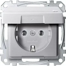 Merten Schuko-Steckdose IP44 Aluminium 1 St.