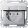 Merten Schuko-Steckdose IP44 Aluminium 1 St.