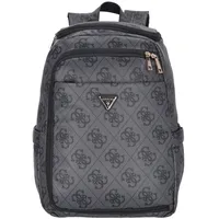 GUESS Rucksack U-Zip Backpack Coal Logo